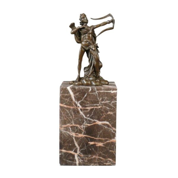 Statue en bronze l'archer - Sculptures et meubles art déco -
