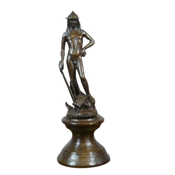 Statue en bronze le David de Donatello - Sculpture mythologique -