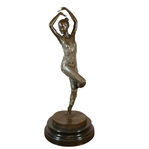 Statue en bronze art déco d'une danseuse - Sculptures de femmes -