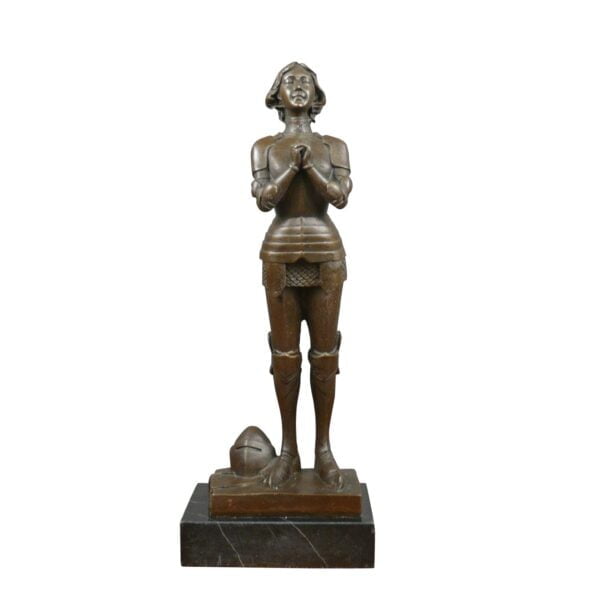 Statue en bronze de Jeanne d'arc - Sculptures historiques à vendre -